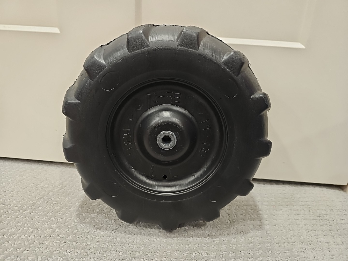 Peg Perego John Deere Tractor Front Tire Wheel Good Used Condition No Holes