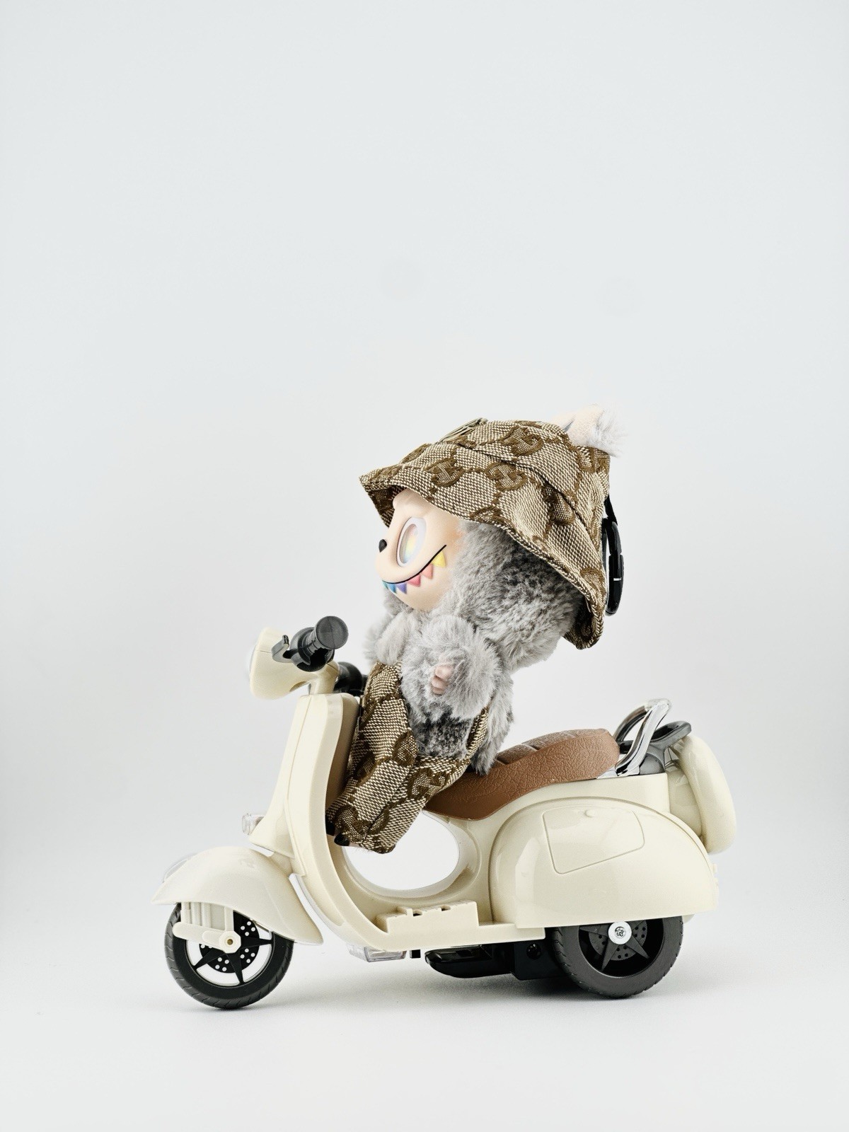 Battery-Powered Toy Scooter (Switch On/Off) – 3 AA Batteries/ Doll Not Included