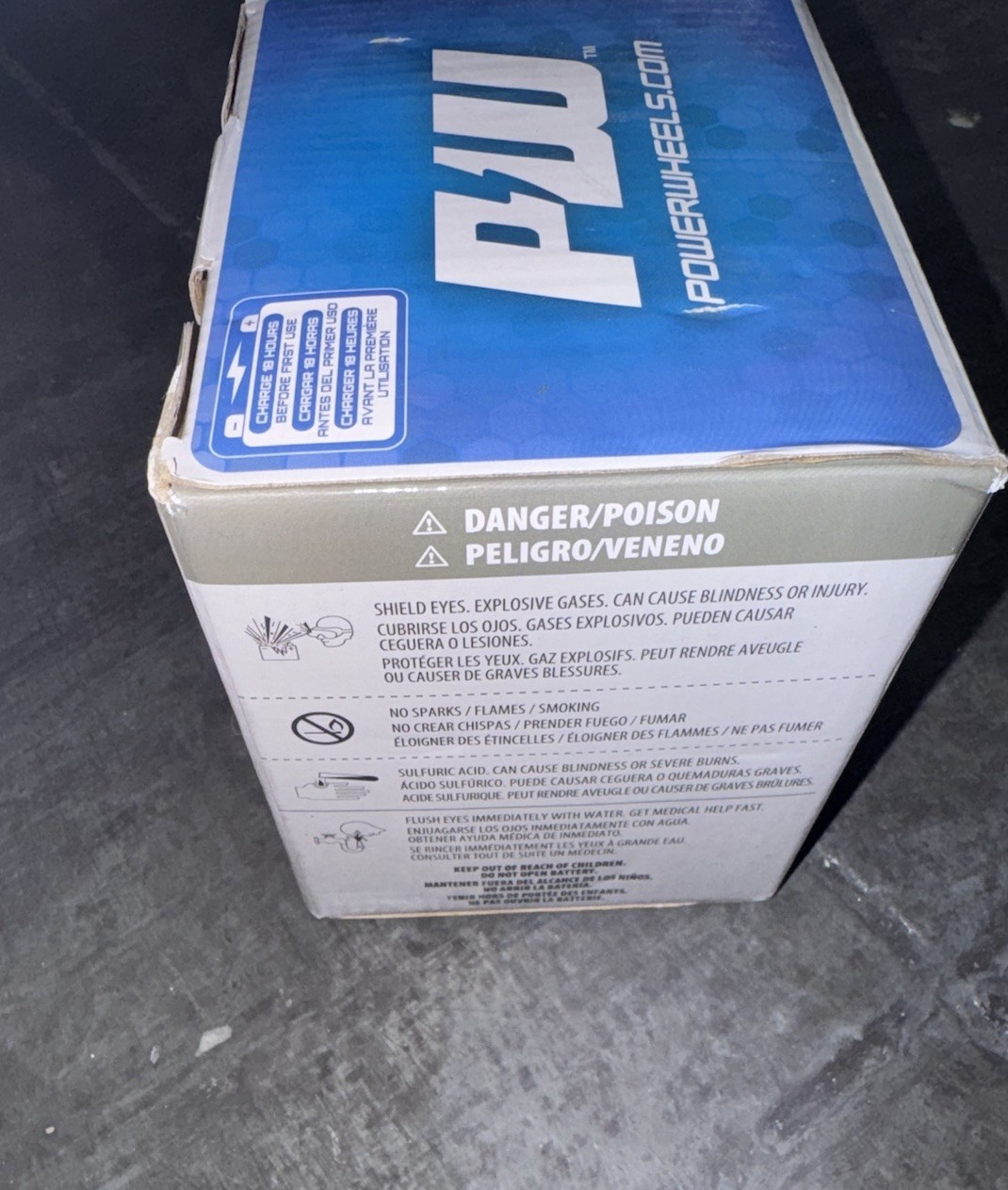 Fisher Price Power Wheels 12 volt battery 12Ah – New