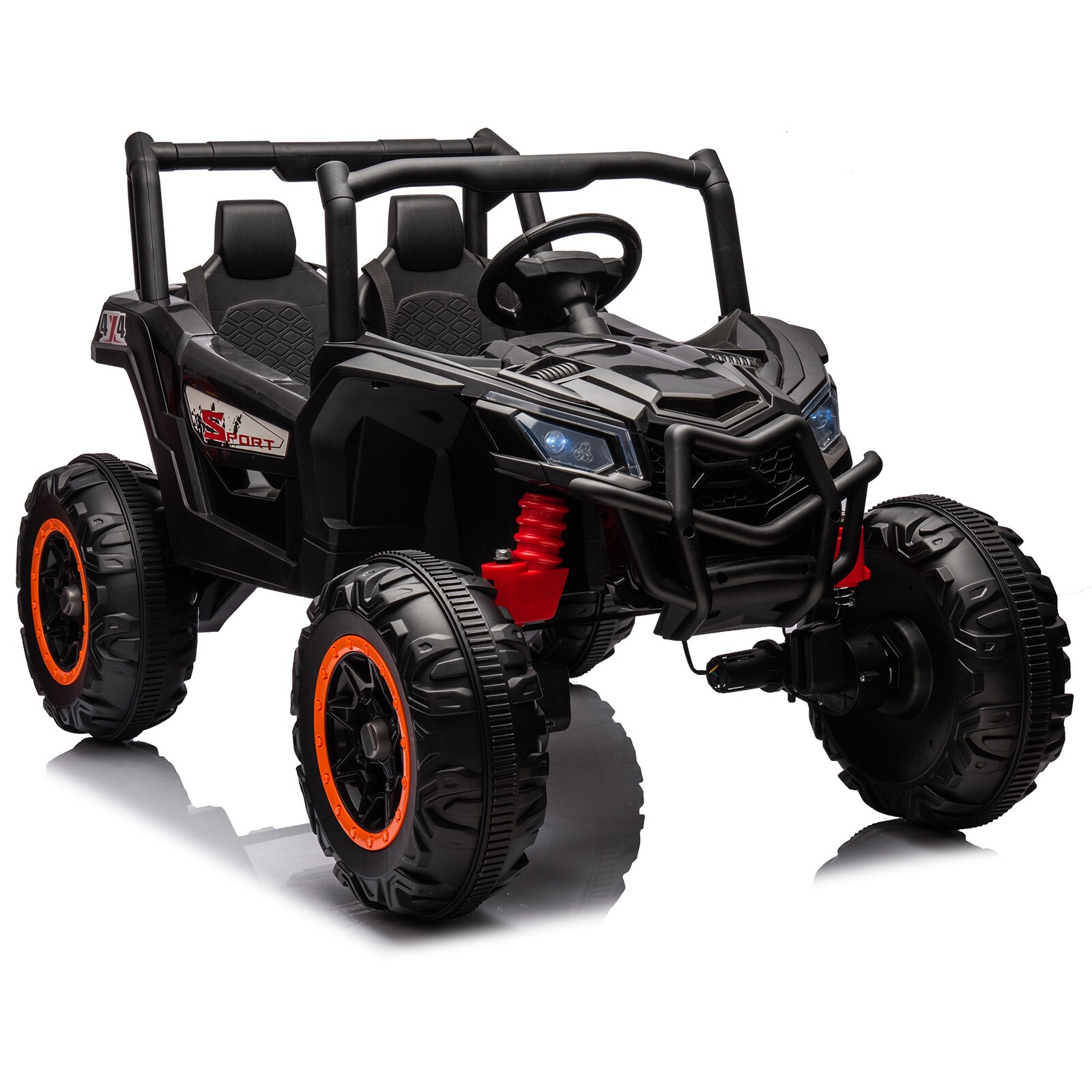 Ride On UTV Cars 2 Seater,24V 4WD Off-Road Electric Vehicles With Remote Control