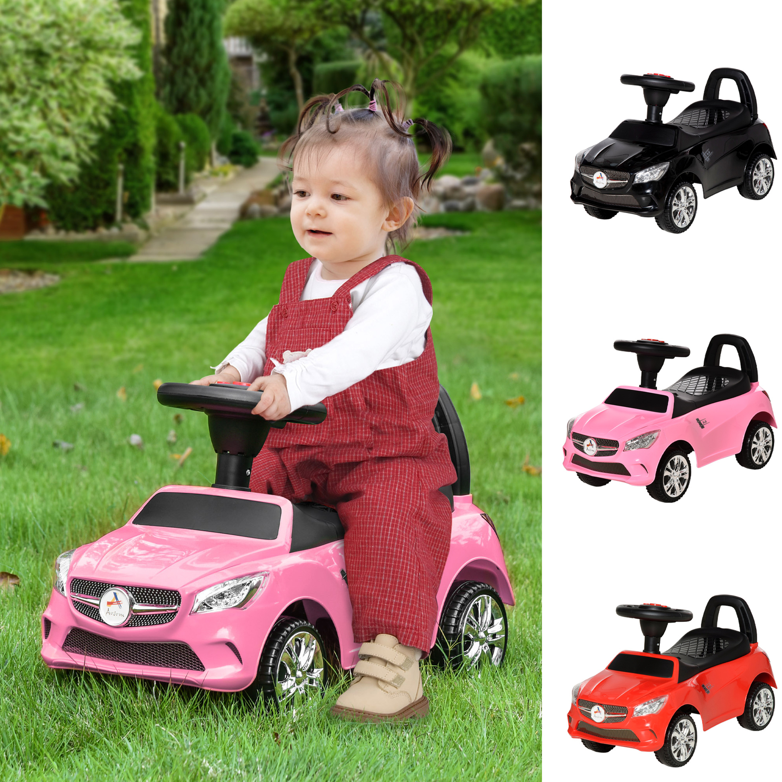 Ride on Sliding Car Baby Ride On Horn Music Working Lights Storage No Power