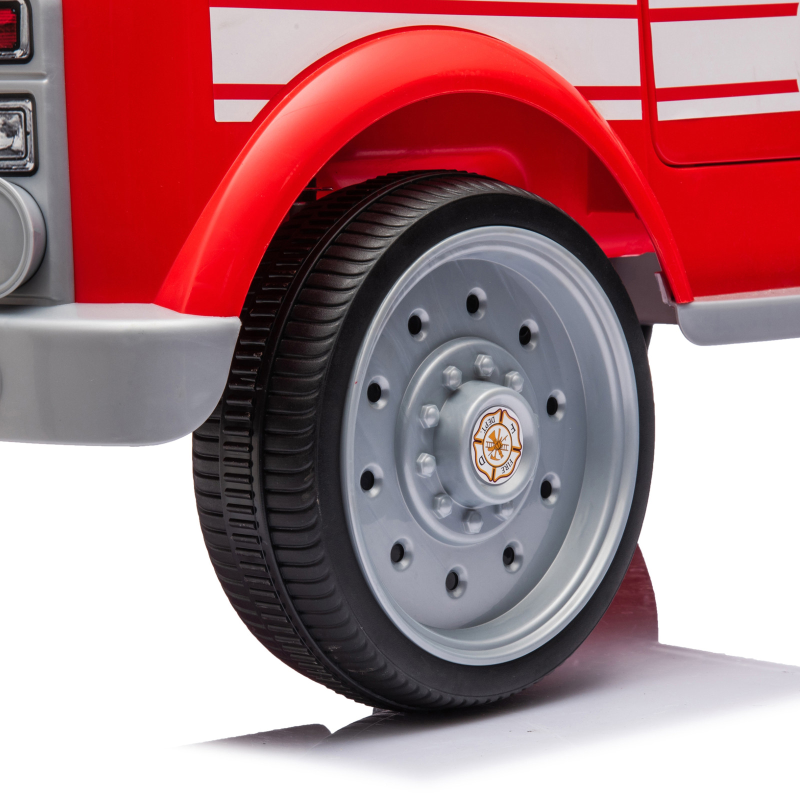 12V Freddo Firetruck Ride On Toy Car 1 Seater Electric Fire Truck with Remote