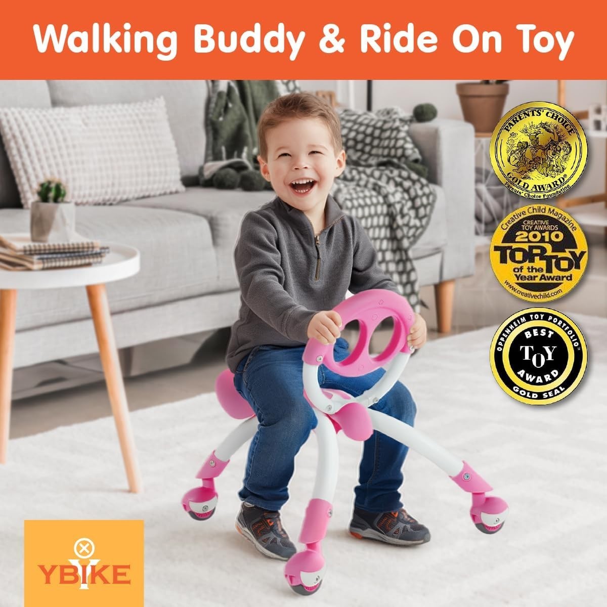 Pewi Toddler Ride On Toy – Balance Bike & Push Car