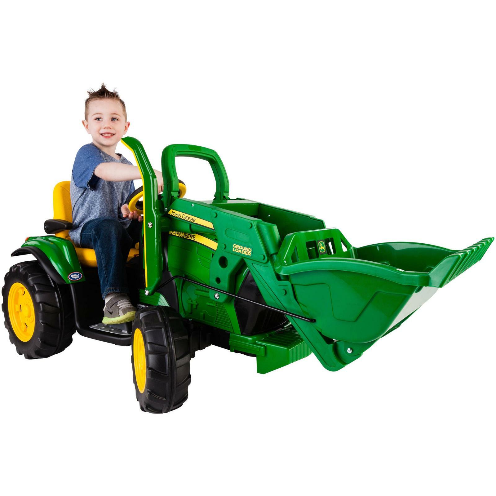 Peg Perego John Deere Ground Loader Battery-Powered 12-Volt Ride-On NEW