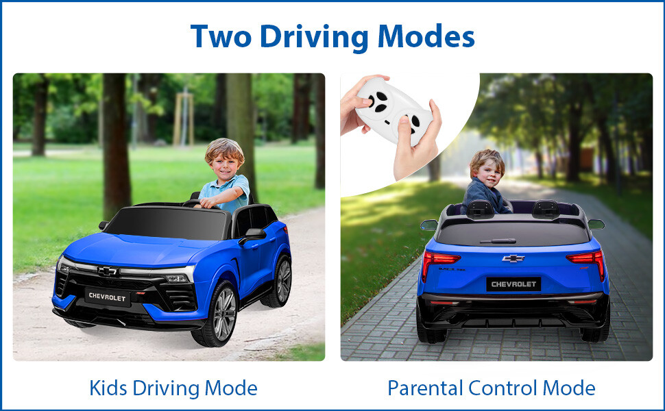 Kids Electric Ride on Car 24V Battery Powered Licensed Chevrolet Blazers Vehicle