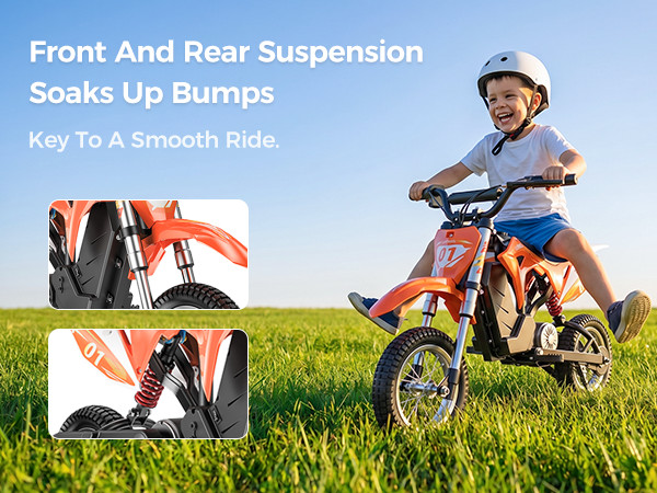 Kids Motorcycle Mini Electric Dirt Bike 36V 300W 3Speed 12.4 Miles Gift