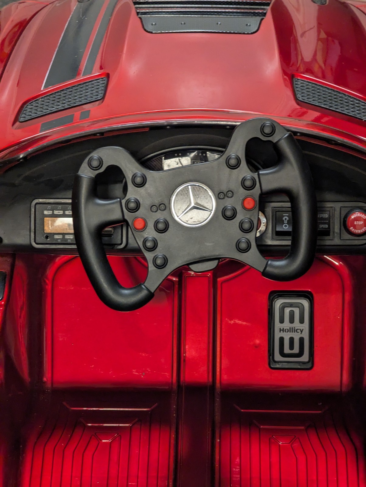 Kids 12V Ride On Car Licensed Mercedes Benz AMG GTR W/MP3 & REMOTE Control Red