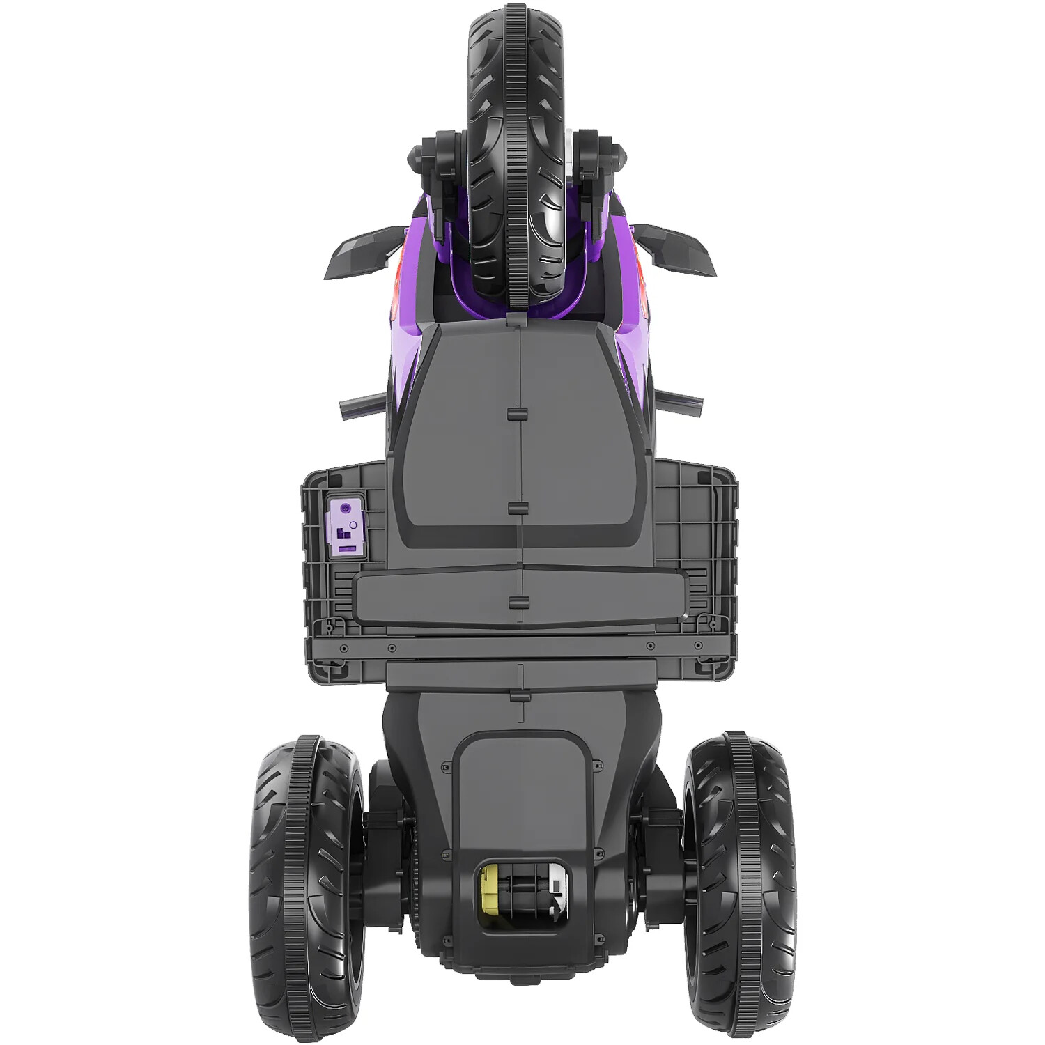 New Kids Ride On Dirt Bike 12V Electric Motorcycle 3 Wheels Lighting Purple US
