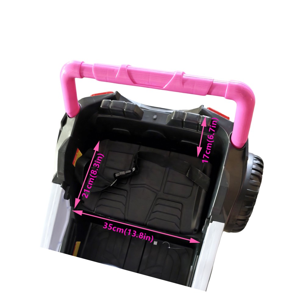 Kids Electric Ride On Car Pink 2.4G Remote Control Swing Toy Car