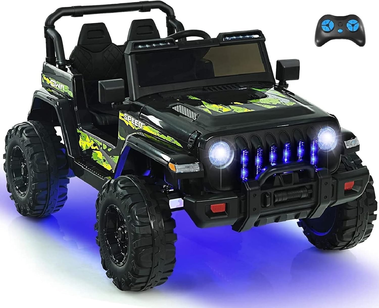 Kids Electric Car with Remote Control & Adjustable Seat Belt