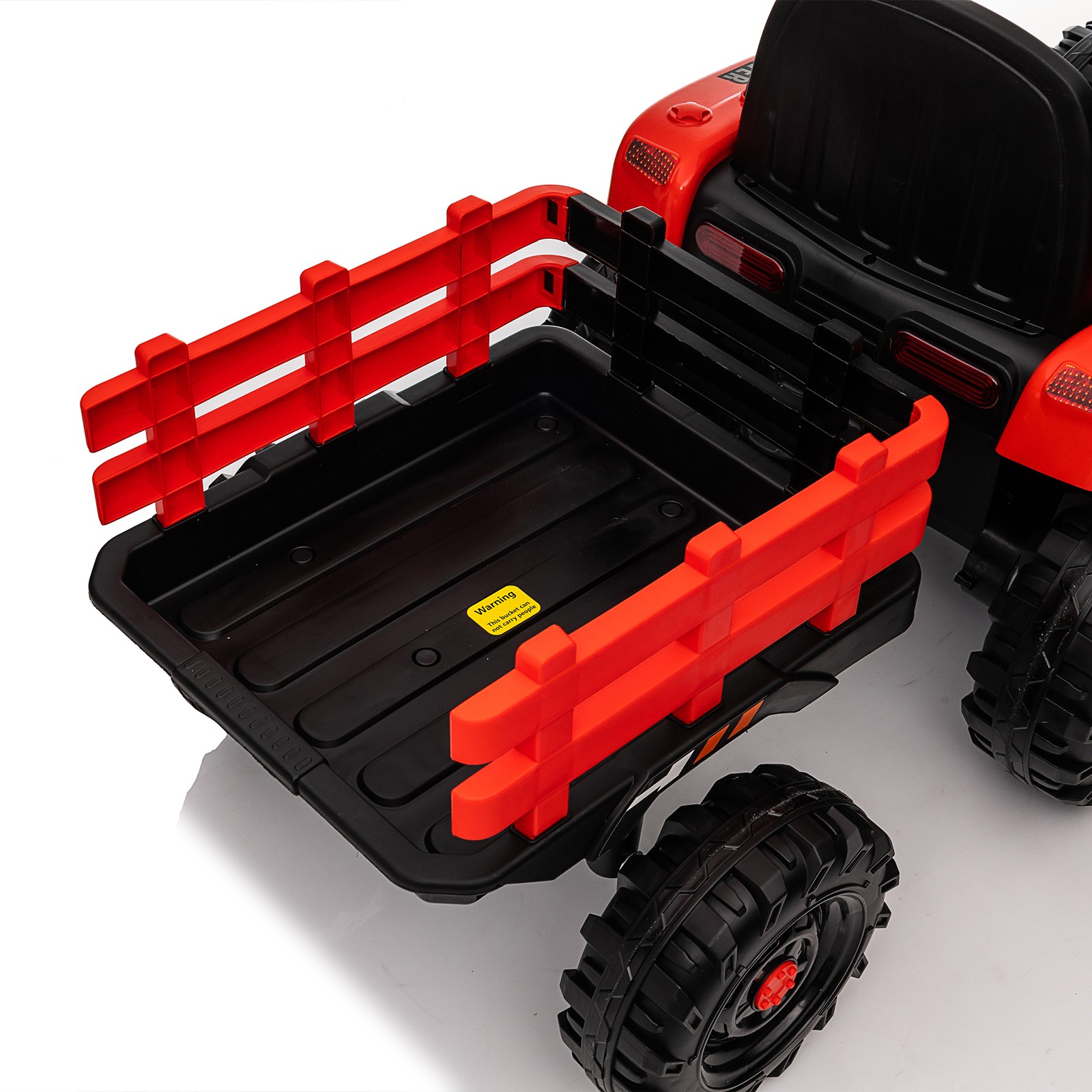 Ride on Tractor 24V 400W Powered Electric Tractor Toy electric car for kids Red
