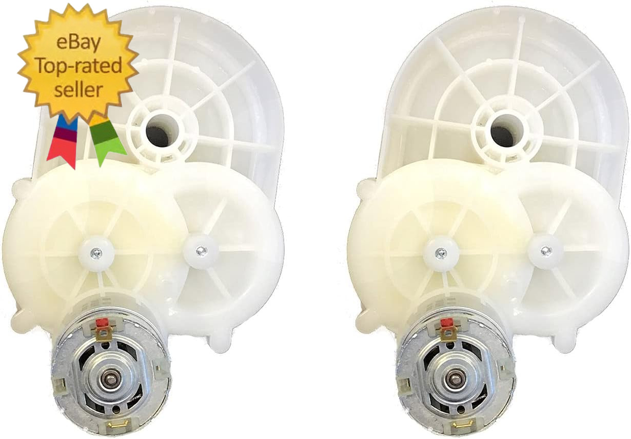 Peg Perego Official Rzr/Gator 12V Motor Gearbox Replacement Kit White
