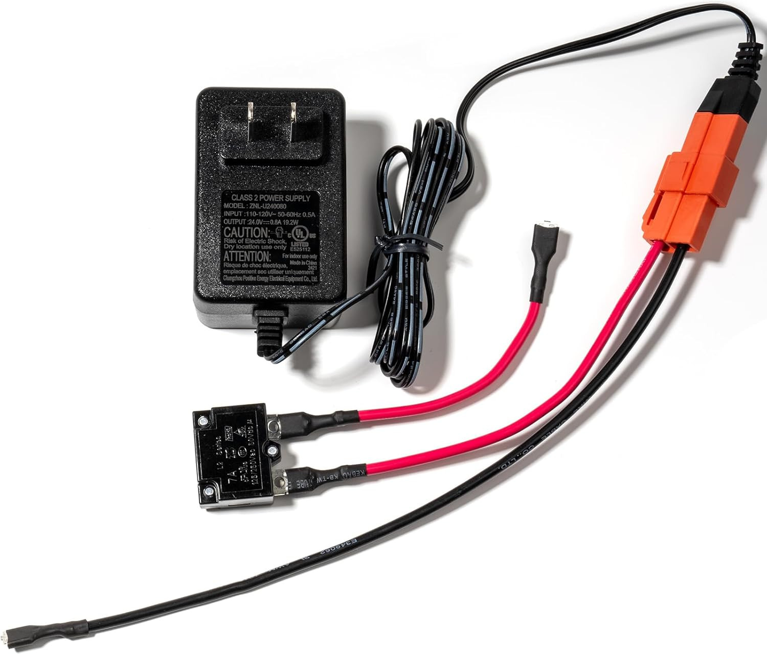 Cargador de batería de 12 voltios para juguetes de montar y cable de batería
