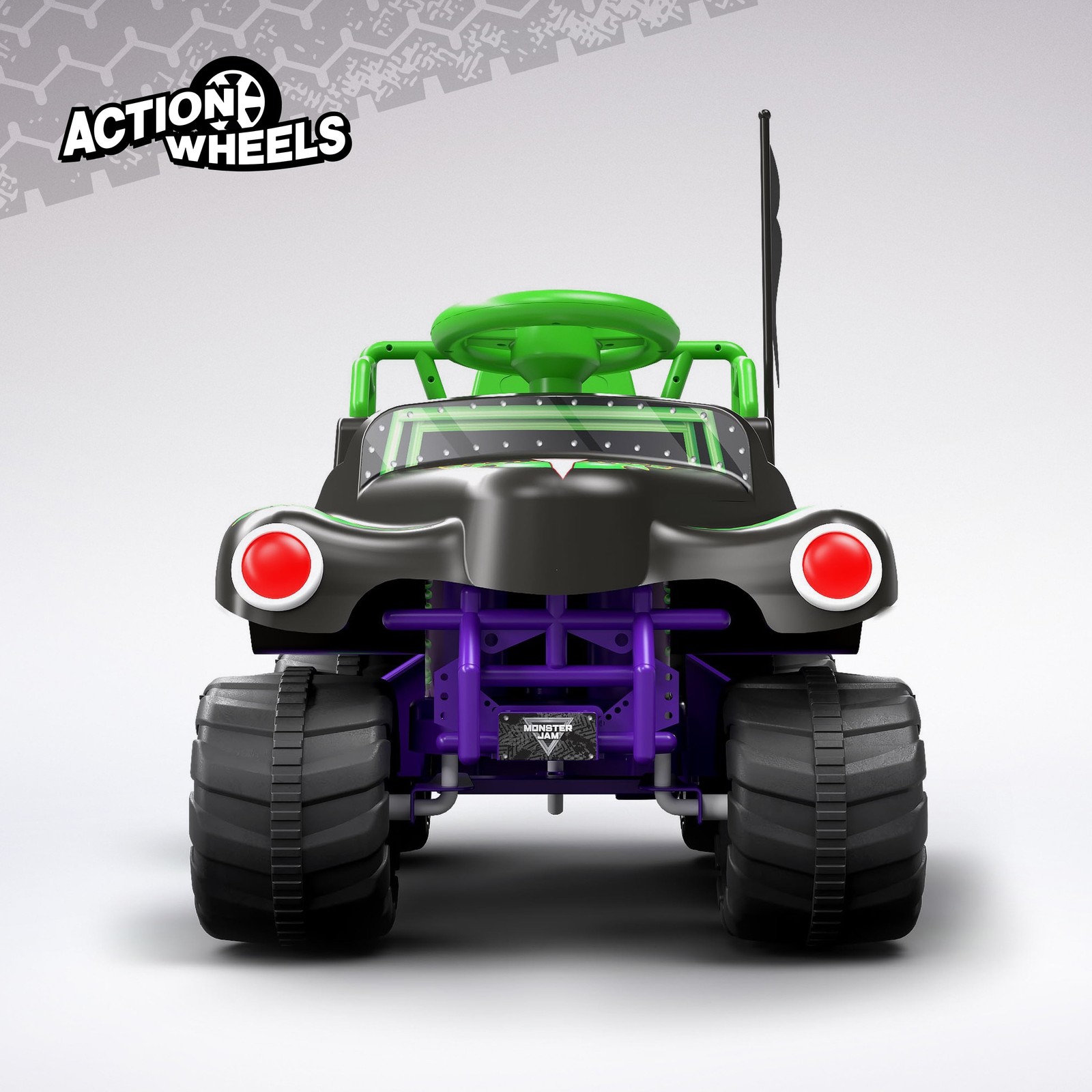 Kids Ride On Toy Monster Jam Grave Digger Monster Truck 6V Battery Powered