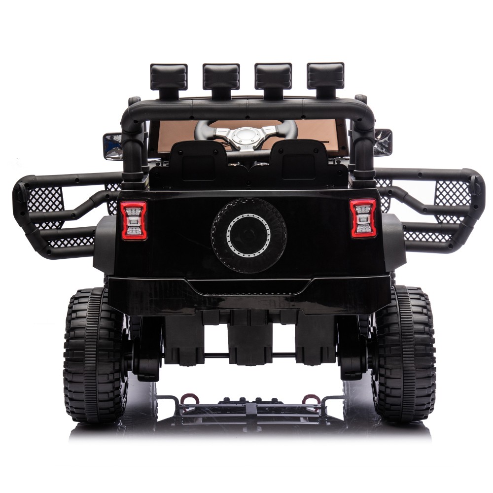 24V Kids Ride-On Car w/Remote, 400W Motor, 4WD, Music & Display for 3+
