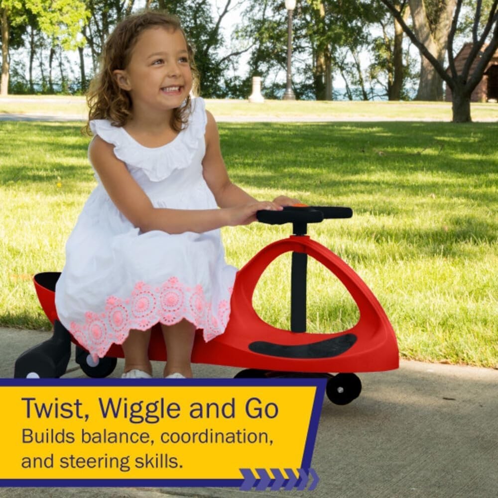 Wiggle Car – Ride on Toy for Ages 3 and Up – Toddler Ride on Toys with no Bat…