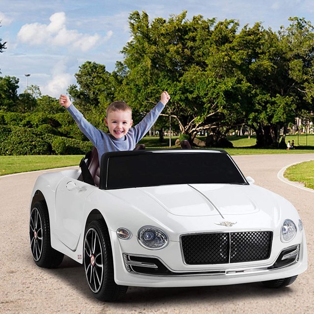12V Kids Electric Ride On Car Bentley Licensed Toys 4 Wheels LED w/Parent Remote