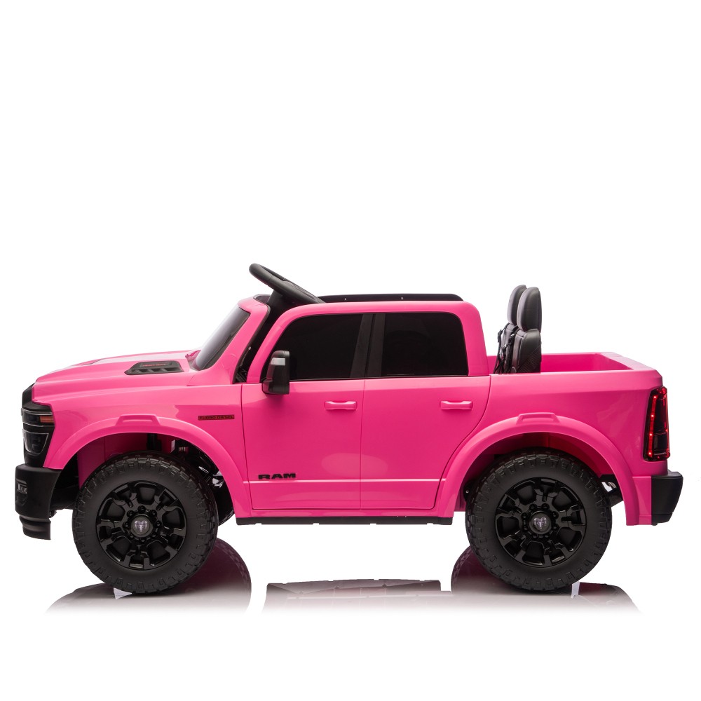 Official Licensed Dodge RAM Ride On Truck with Bluetooth Music USB Port Storage