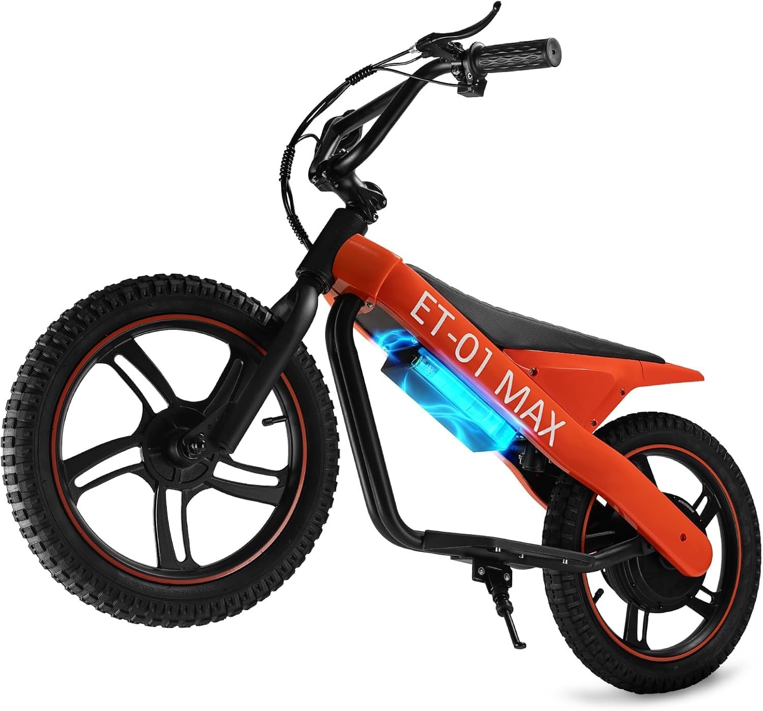 Kids Electric Balance Bike 350W/750W 19MPH 18 Mile 16″ Tires Off Road Yellow