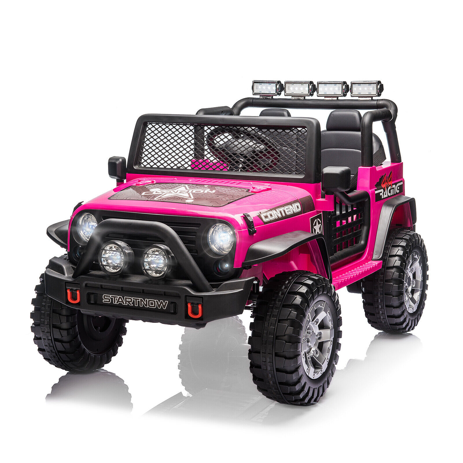 12V Kids Ride On Truck Electric Jeep Vehicle 2 Seater Car Toy w/ Remote Control