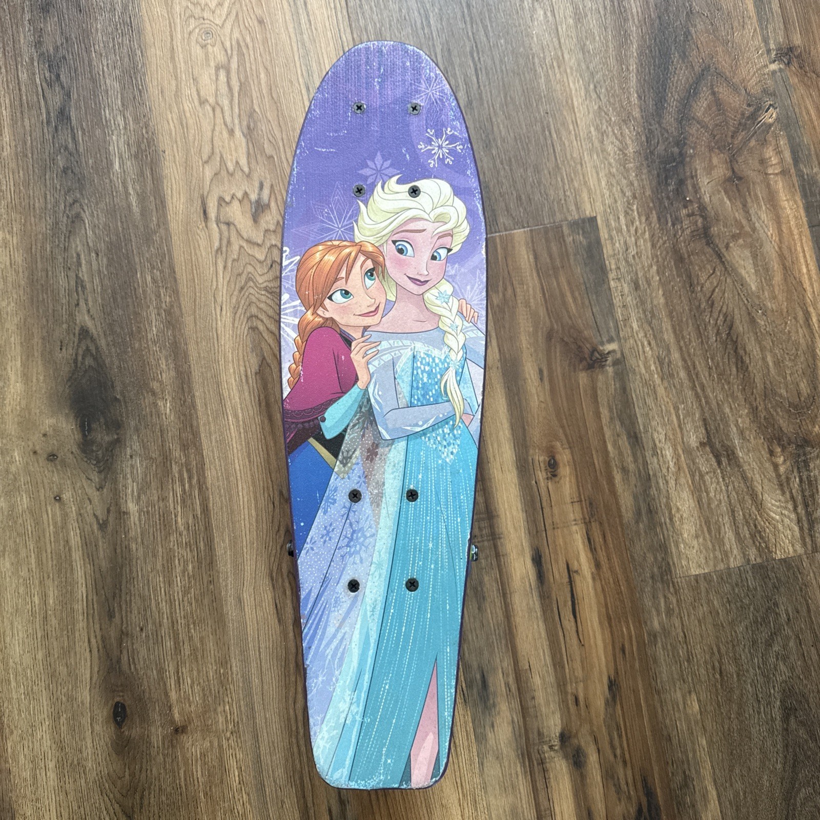 PlayWheels Frozen 2 II Wooden cruiser Skateboard Kids Disney Toy 21” Elsa & Anna