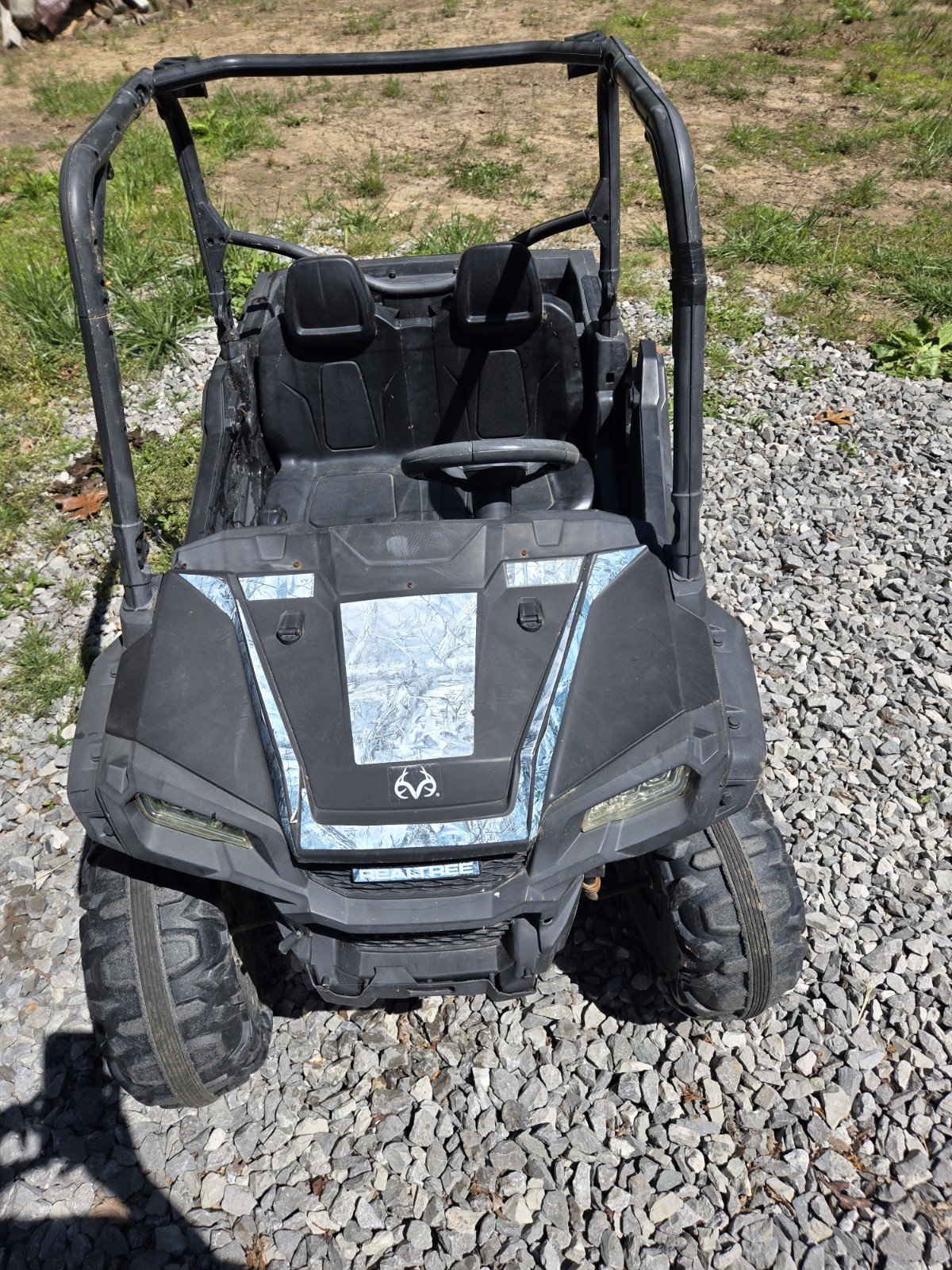 Realtree XD utv 24v Ride On Headlights And Taillights