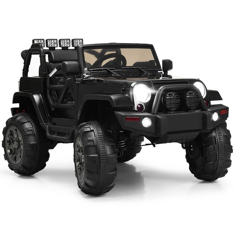 12V Battery Electric Kids Ride On Truck With Portable Handle & Remote Control