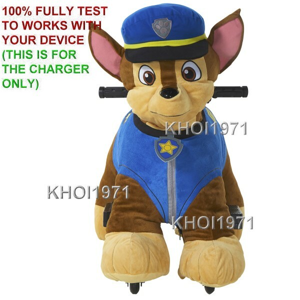 WALL charger AC adapter FOR 8805-11 Dynacraft Paw Patrol CHASE Plush ride-on 6V