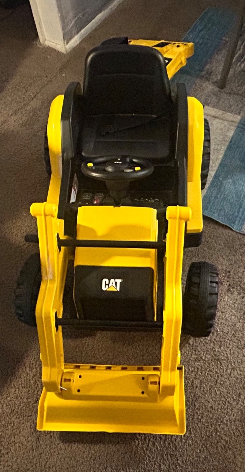 kids ride on truck great for kids. Used only twice comes with all the pieces.