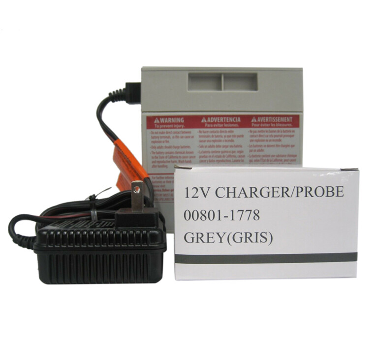 Power Wheels 12V Gray Battery 00801-0638 + 12 VOLT Charger Fisher Price Genuine