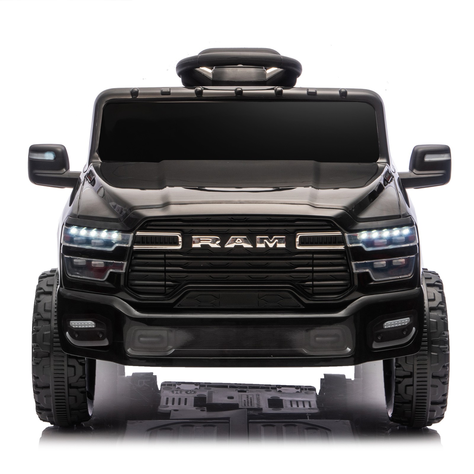 12V Kids Ride on Truck w/ Parents Control 3 Speed Adjustment LED Light