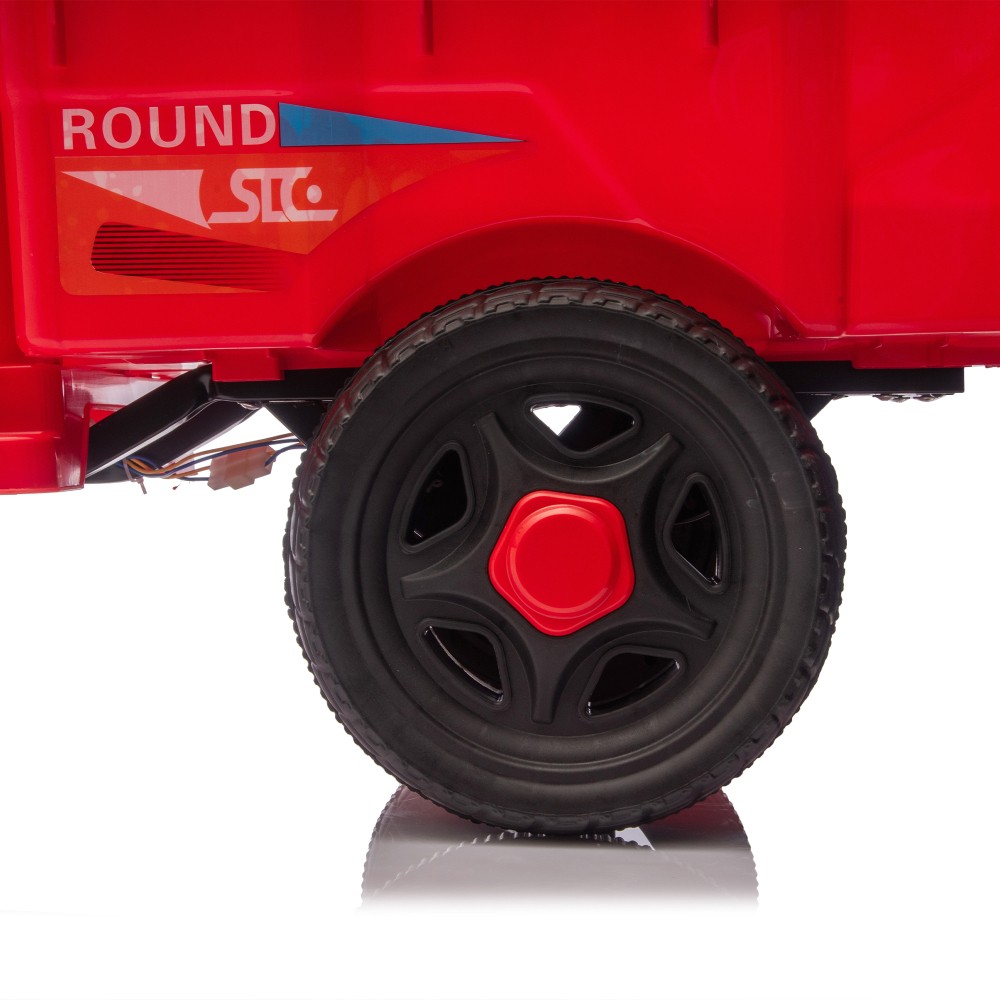 12V Electric Ride on Car 3-Wheel Cargo Truck with LED Music for Toddler Kids 3-6