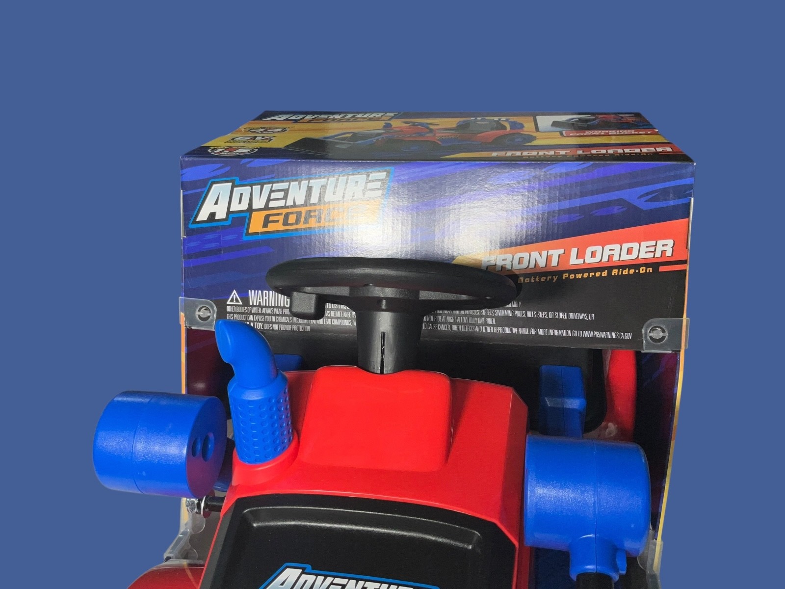Adventure Force 6V Front Loader Ride On Truck w Hard Hat New