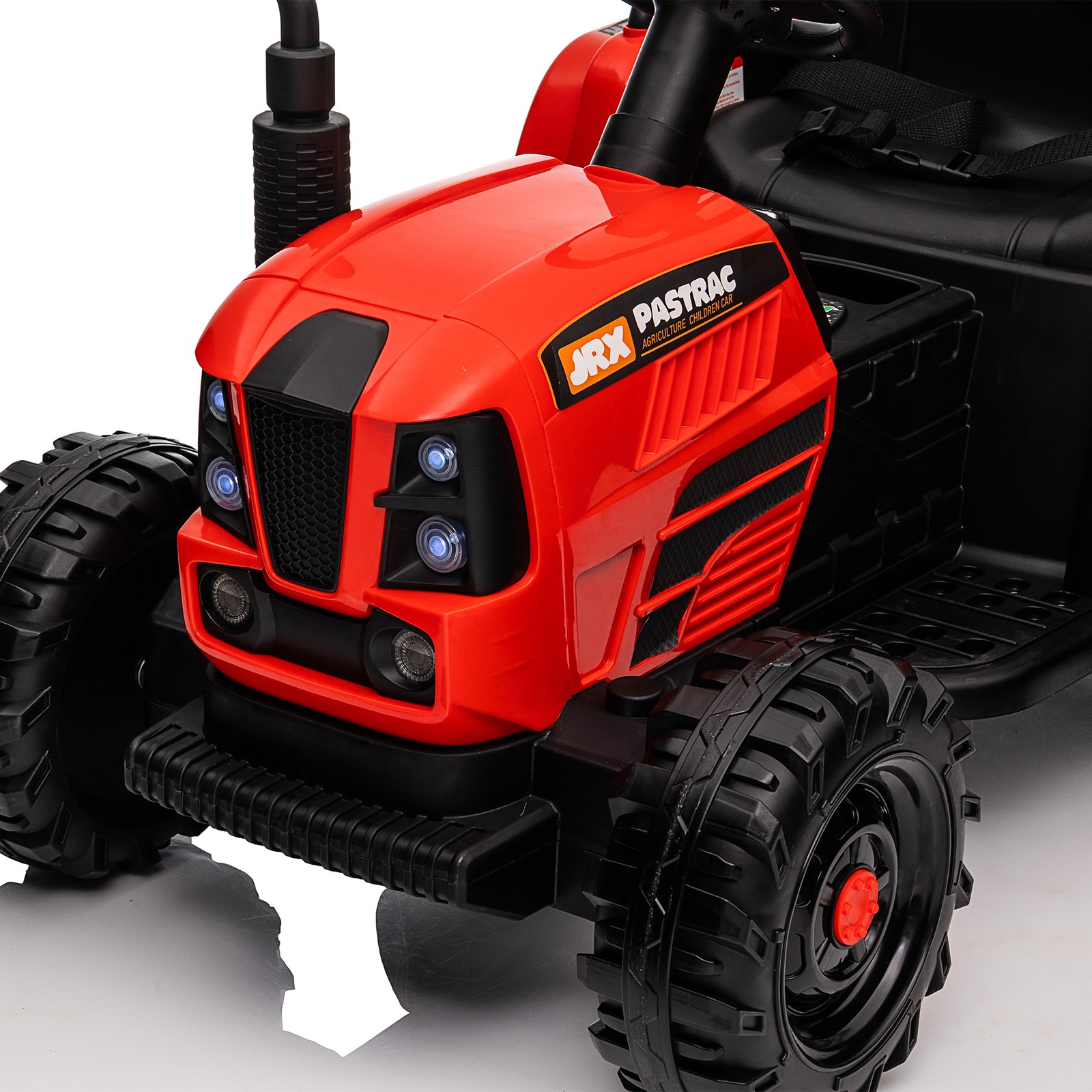 Ride on Tractor 24V 400W Powered Electric Tractor Toy electric car for kids Red