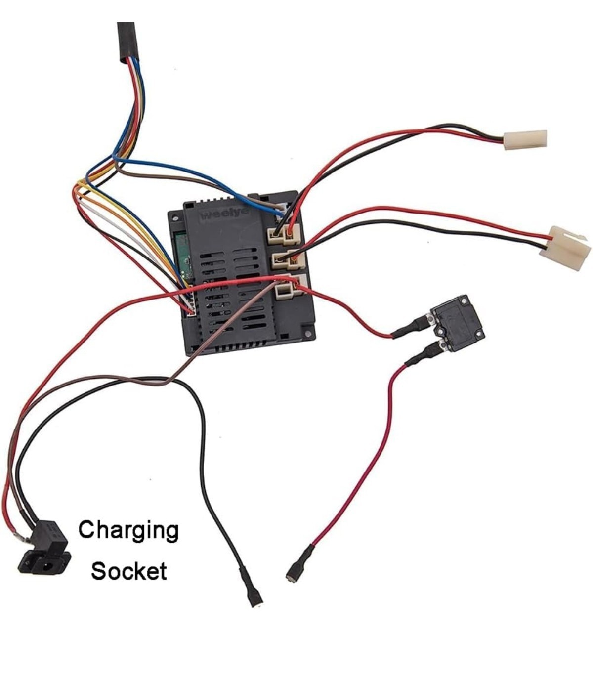 12 Volt, DIY Modified, Wires and Switch Kit, 2.4G Bluetooth No Remote Control