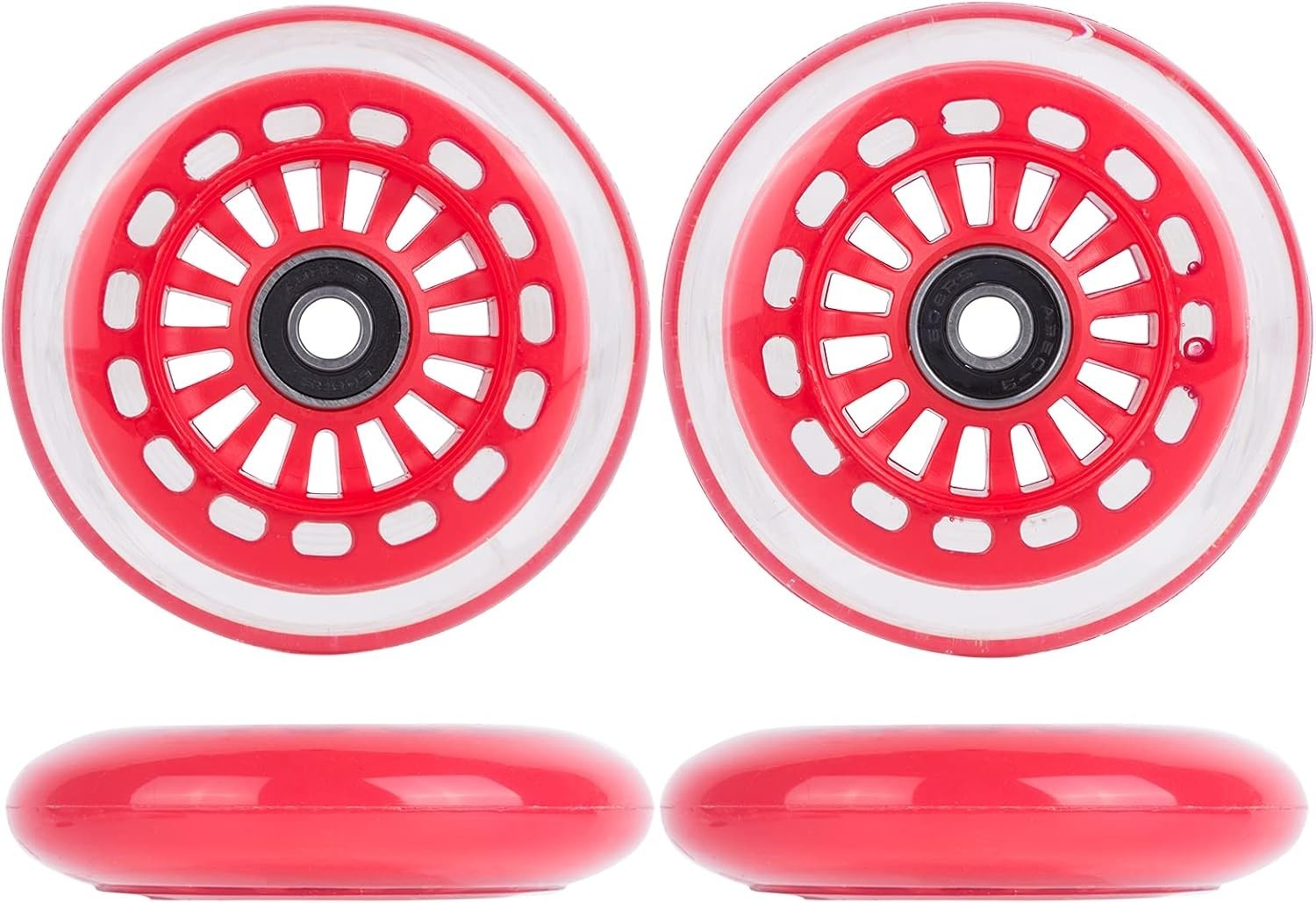 Kid-Friendly Polyurethane Replacement Wheels for All Twist Wiggle Cars – 4 Pack