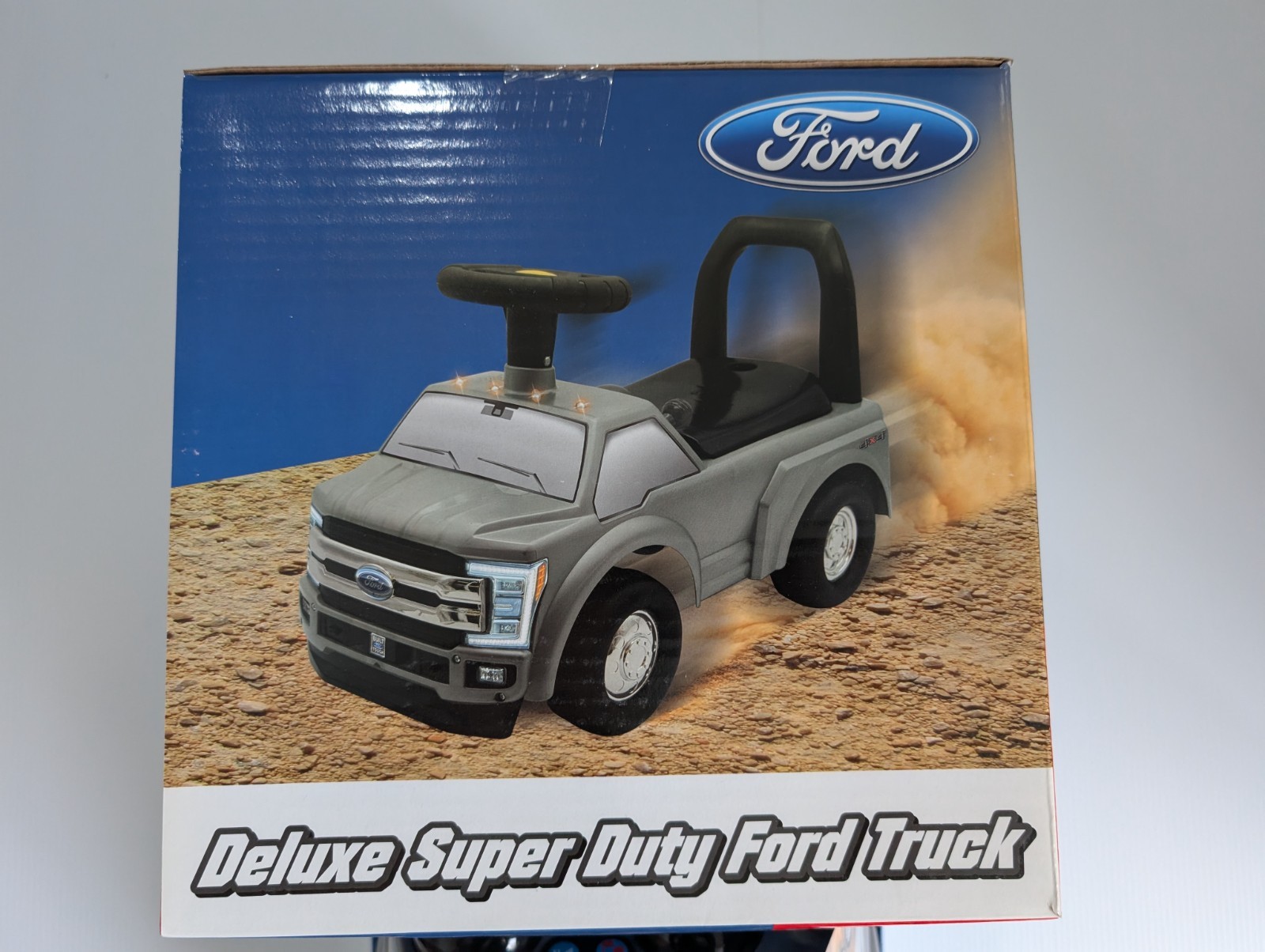 Kiddieland Deluxe Super Duty Ford Truck Ride On Toy Lights Sounds Kids 12-36M