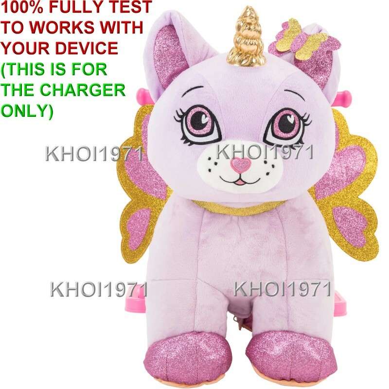 WALL charger AC adapter for HUFFY Unicorn Kitten Plush 6V BATTERY ride-on 19059