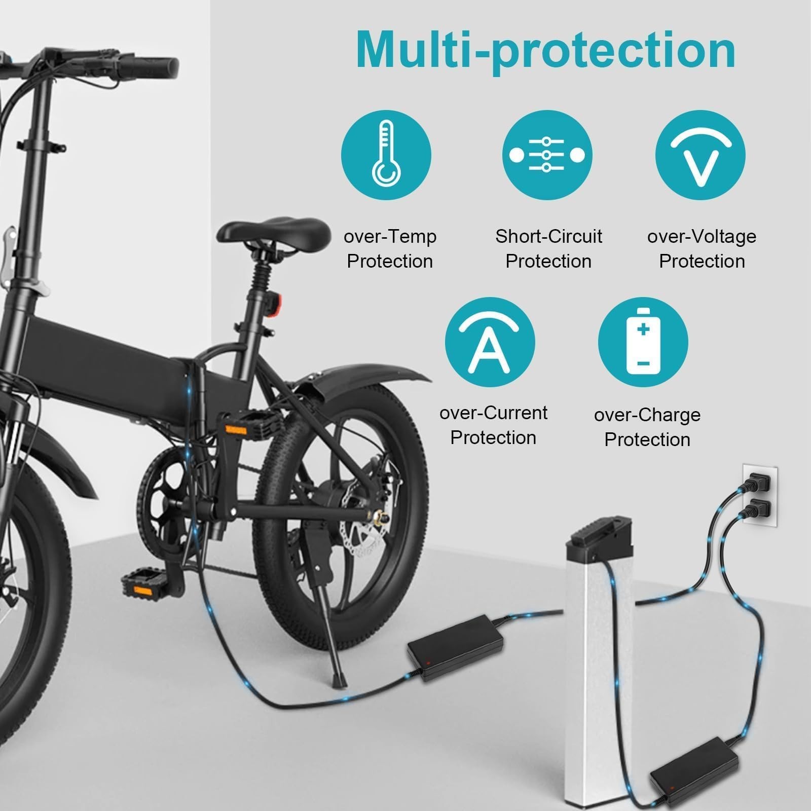 42V 2A Scooter Charger for Hiboy S2 /Lite, S2, KS4, KS4 , NEX, NEX3, NEX5, Ma…