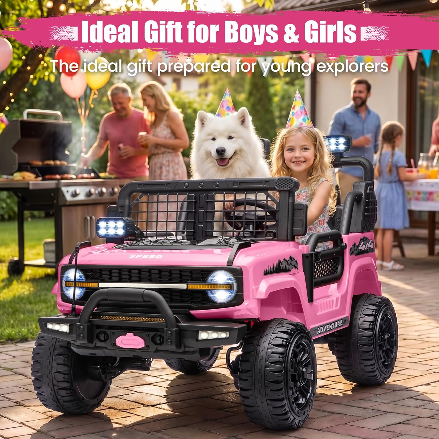 24V 800W 4WD Kids Ride On UTV 2 Seater Electric Off-Road Car with Remote Control