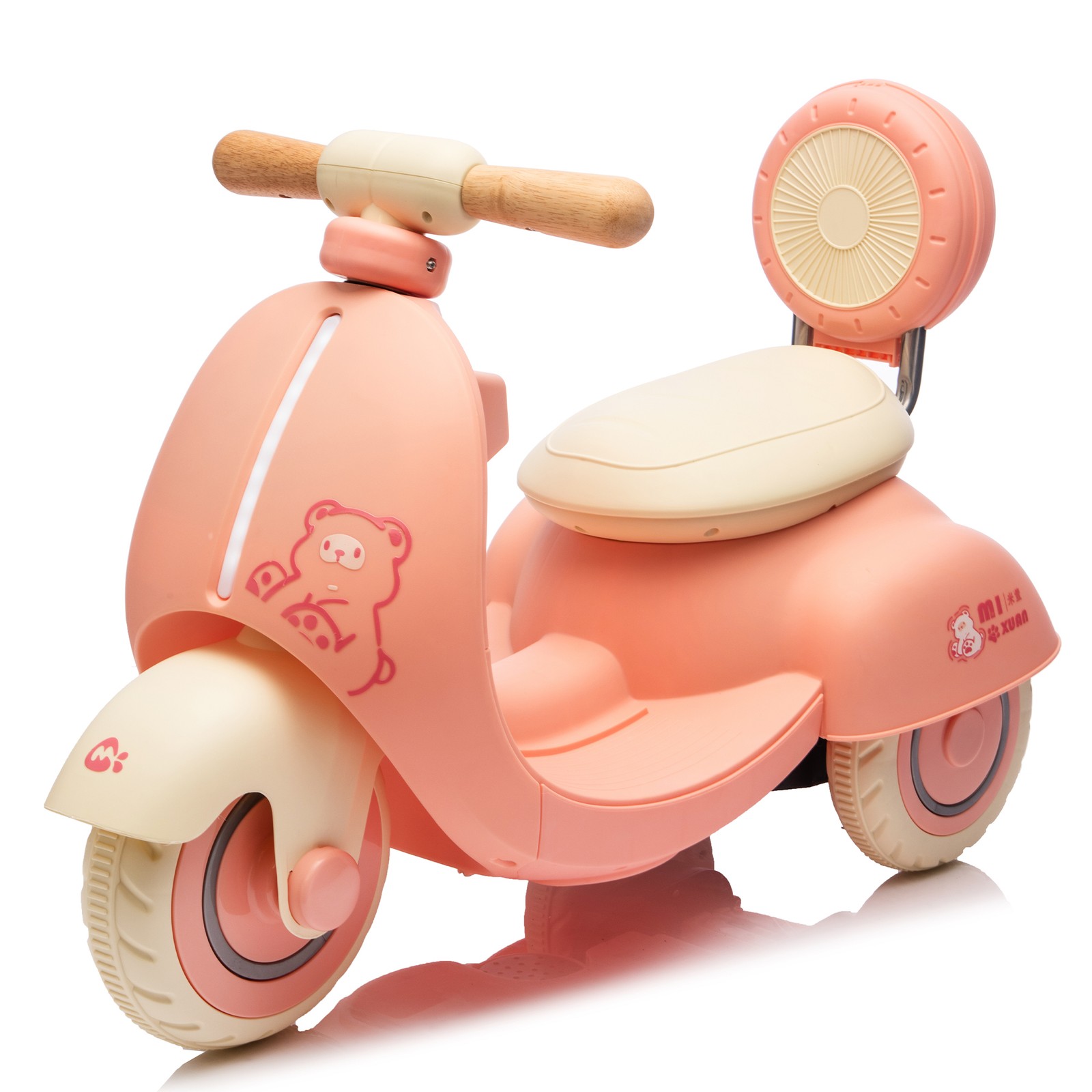 12V Kids Ride On Electric Motorcycle Toddler Scooter w/Wheels & Parents Control