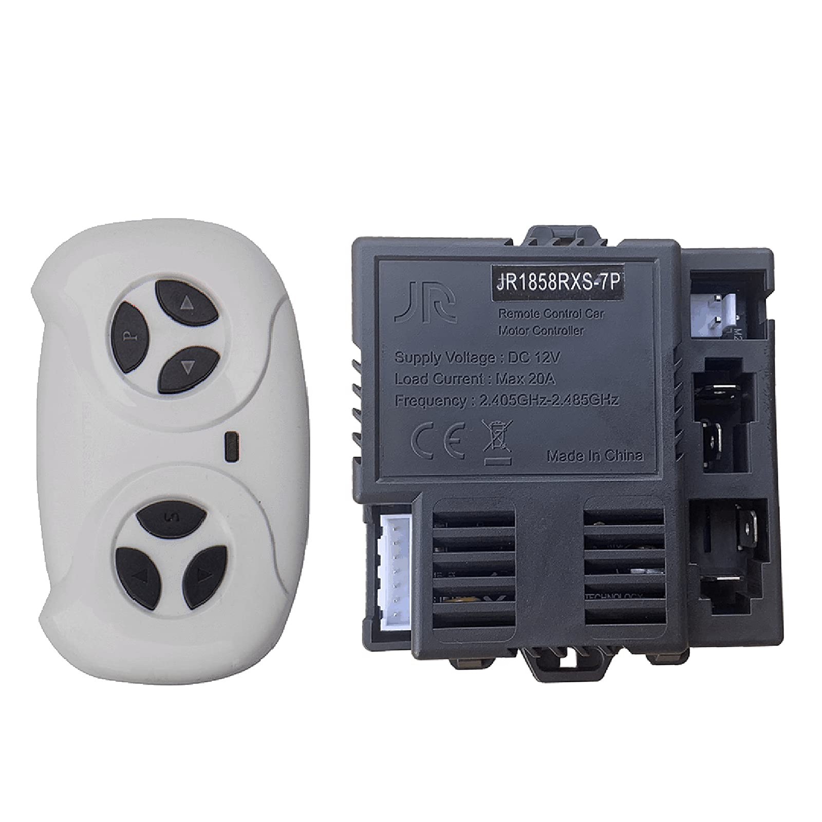 2.4G Bluetooth Remote Control and JR1858RXS-7P 12V Receiver Kit Kids Powered …