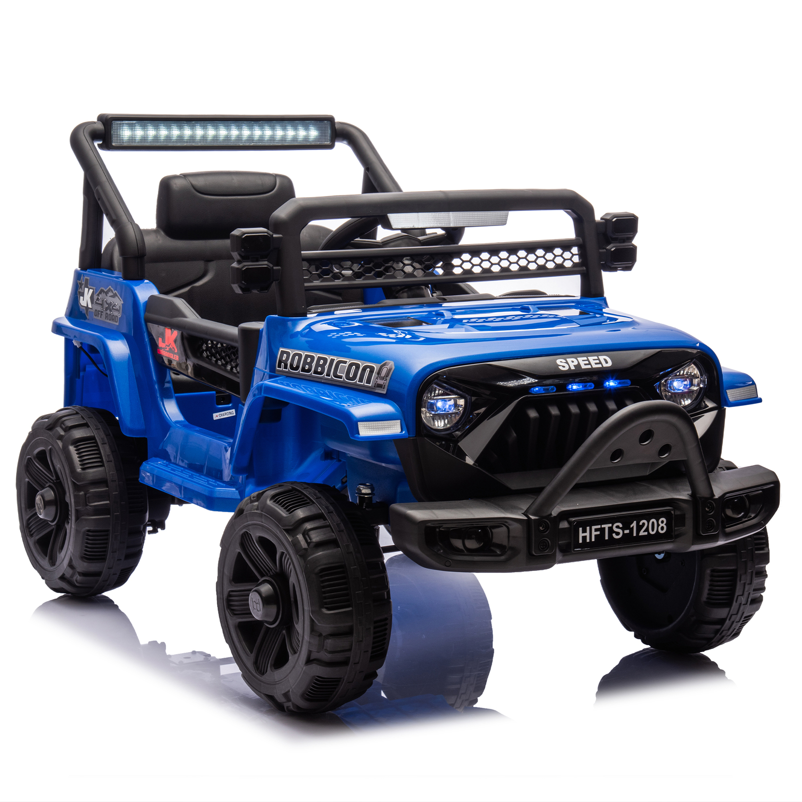 2WD Kids Ride on Car Truck 12V 5Ah Electric Vehicles Car Ride on Toy Aged 3 Blue