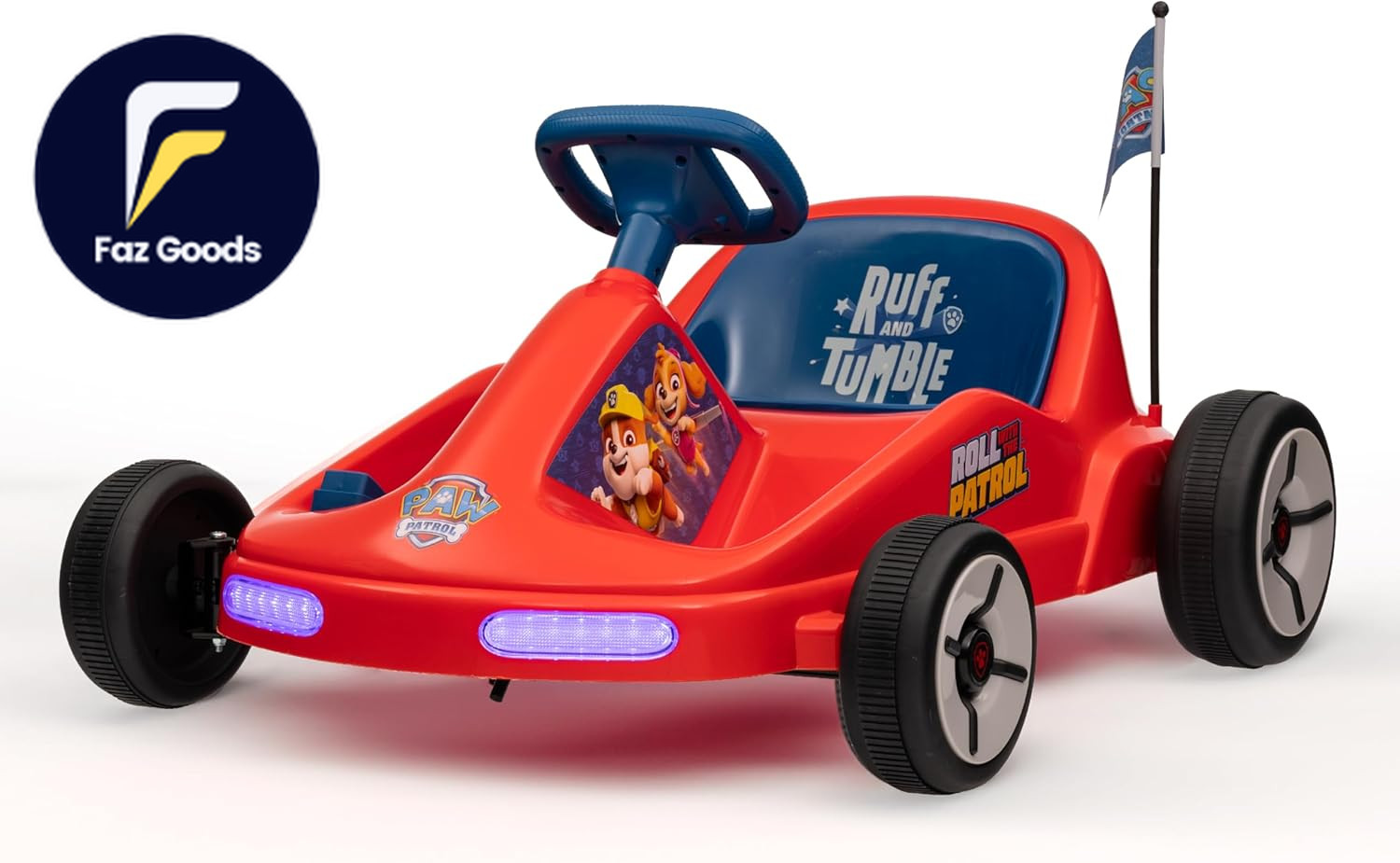 Paw Patrol Chase 6V Electric Go Kart for Kids Electric Ride-On Toy with Lights