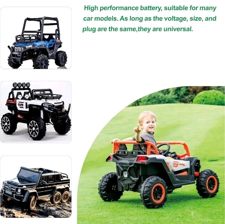 Bateria de Ion 24V 12Ah con cargador para Dynacraft 24V Trail Rider 24 voltios