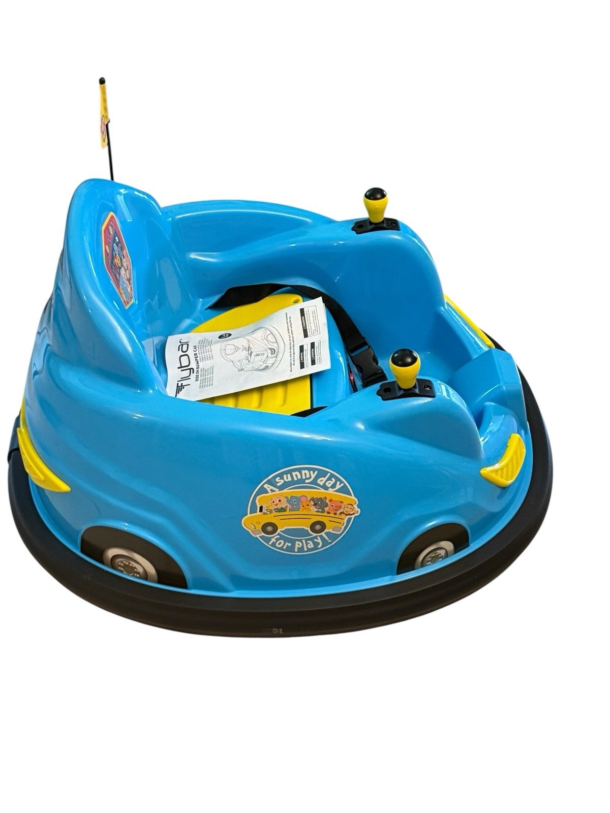 FunPark 6V Bumper Car for Toddlers Kids Bumper Car Electric Toddler Ride