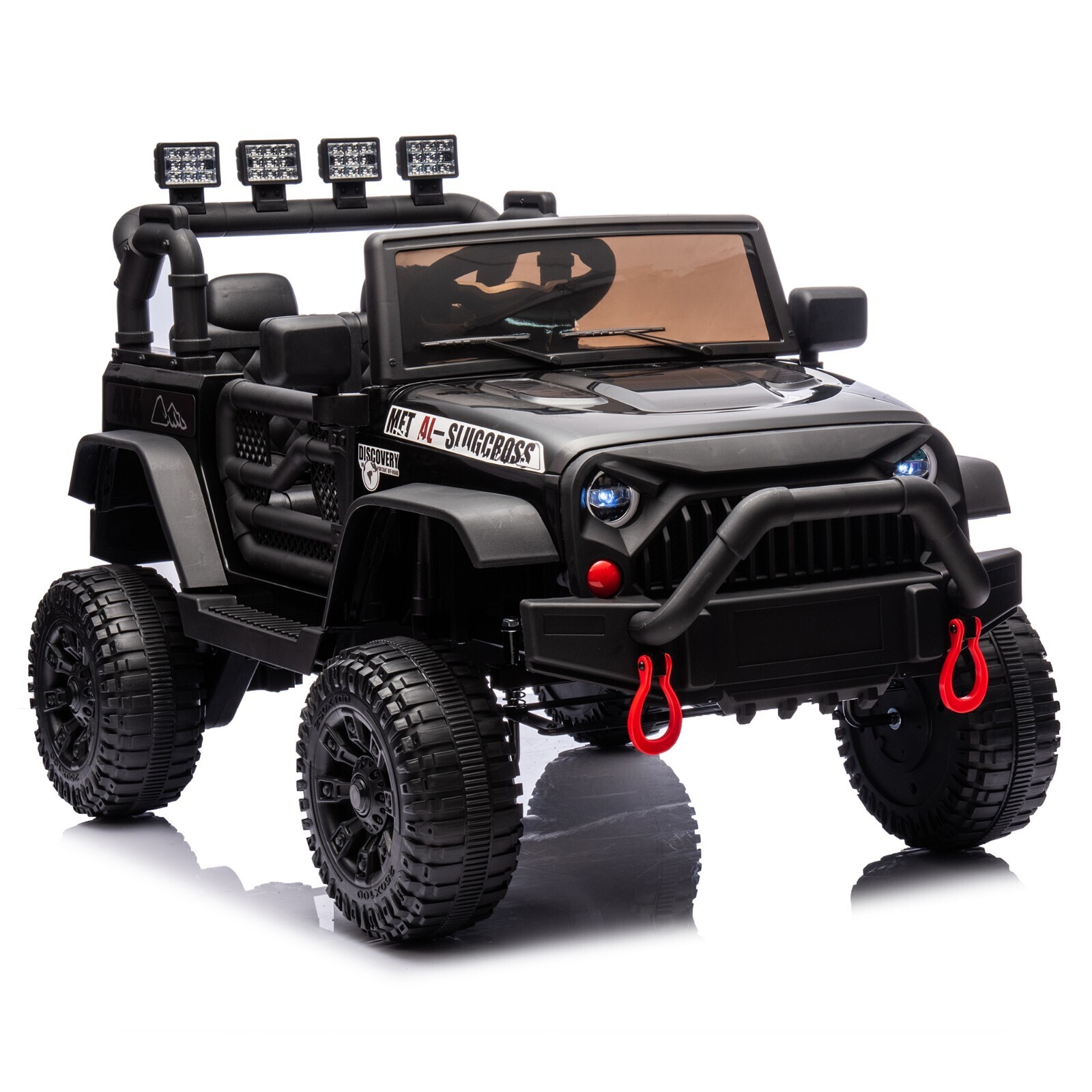 24V Kids Ride On Truck 400W Electric Jeep Car Vehicle W/ Music Bluetooth Remote