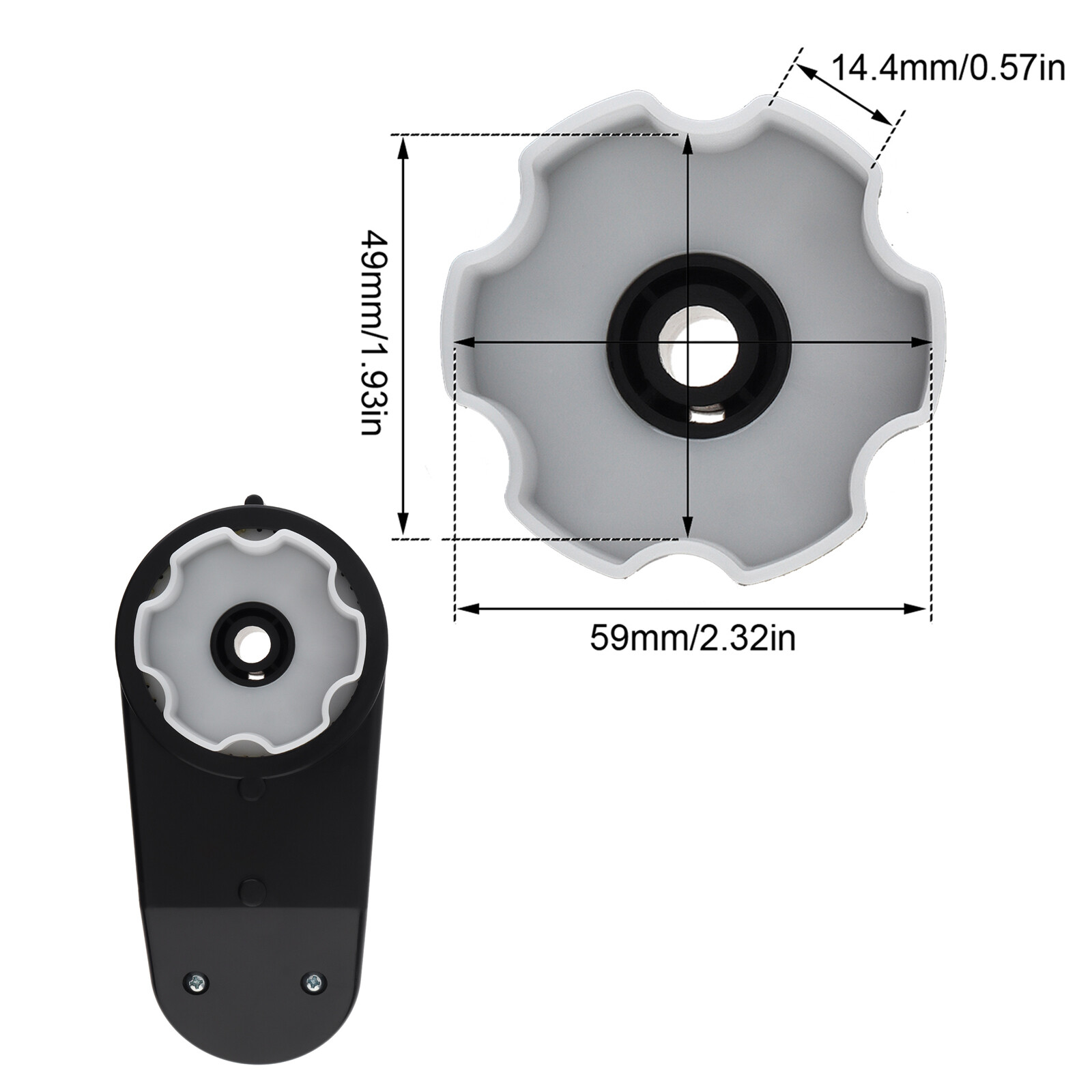 12V RS390 Children Ride On Car Motor 1.0CM Axle Children Electric Car Gearboxes