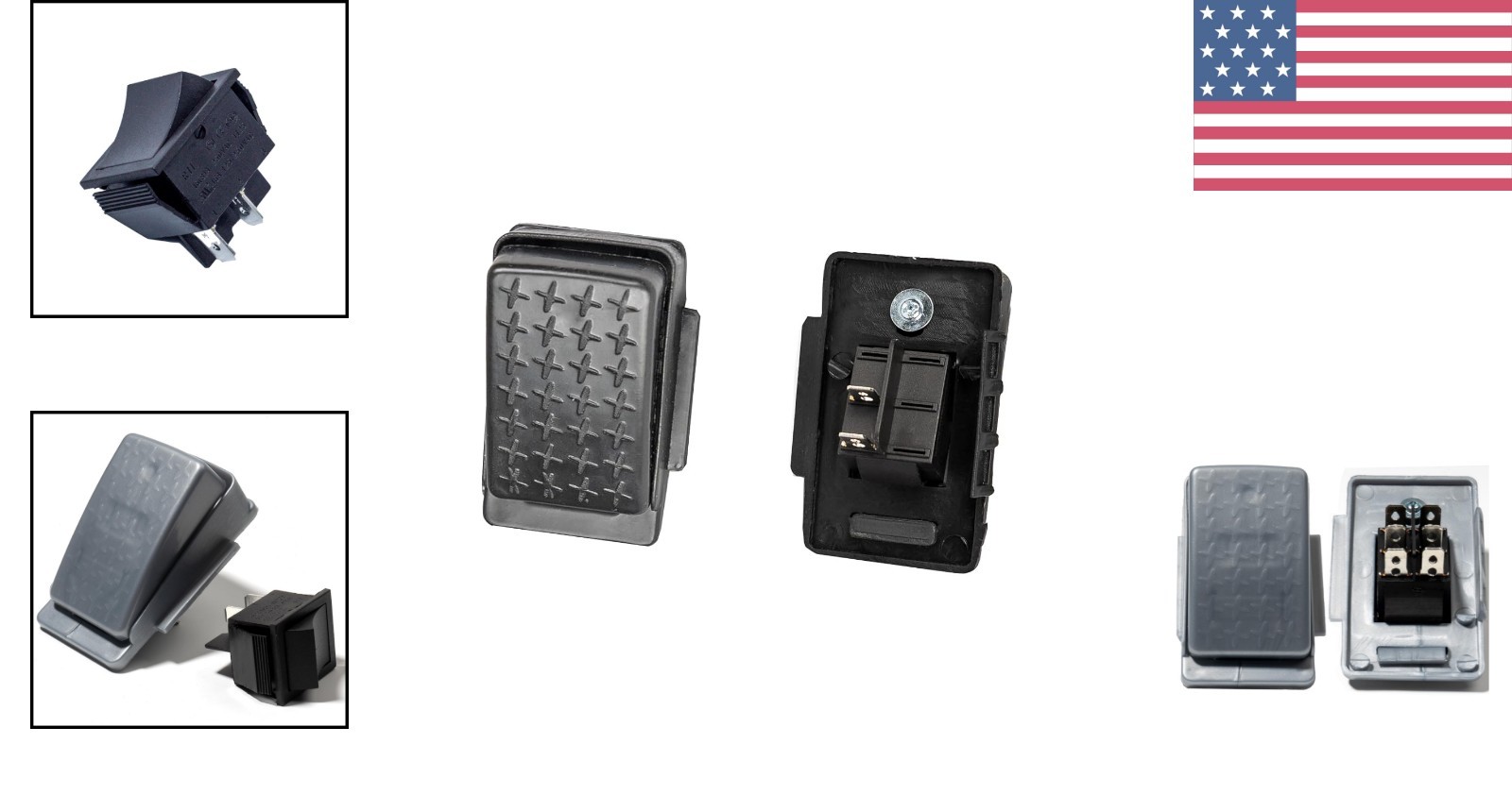 2-Pin Foot Pedal Switch Replacement for 6V 12V 24V Ride-On Electric Toys