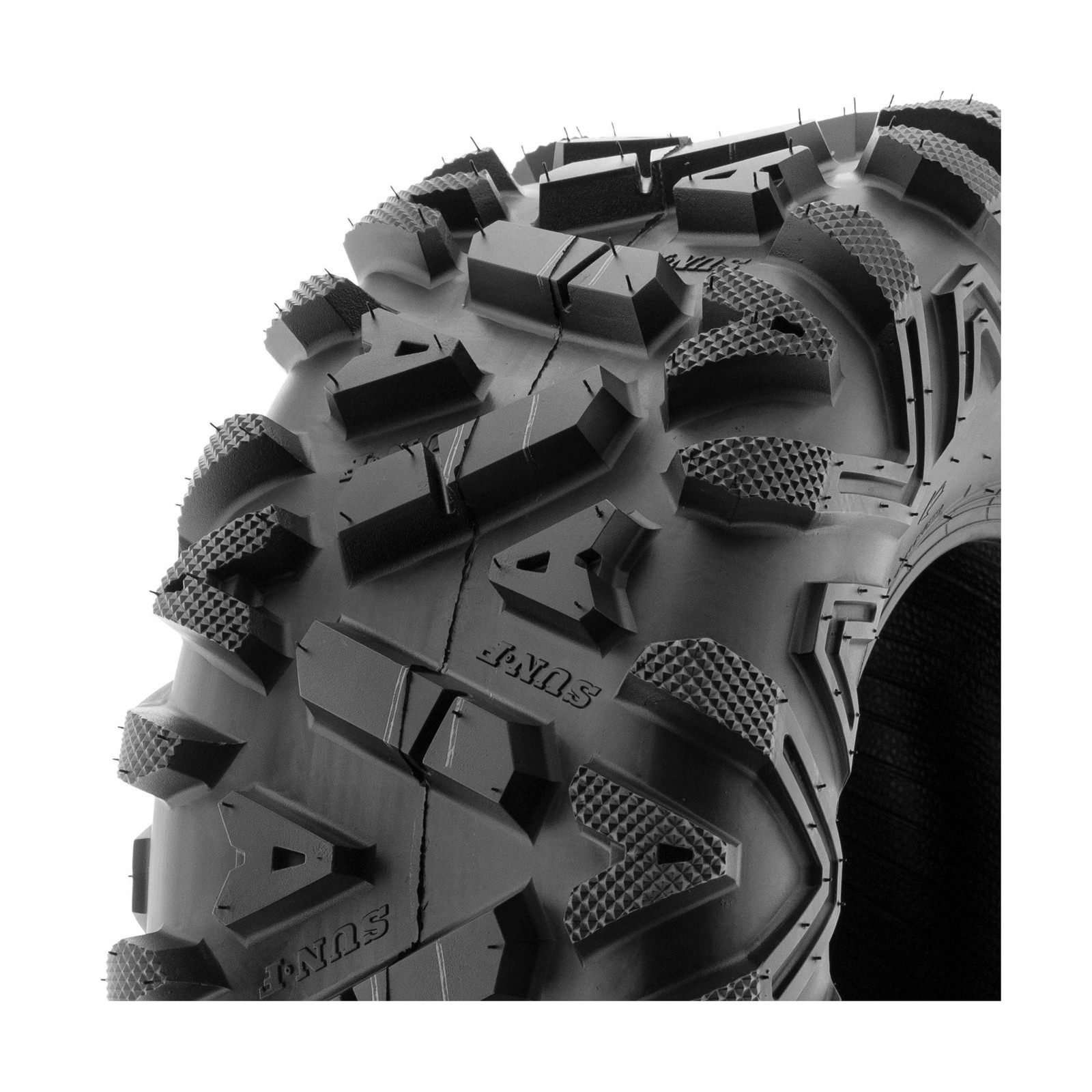 Set of 2 SunF A033 Power.I AT 25×10-12 ATV UTV Off-Road Tires All-Terrain, 6 …